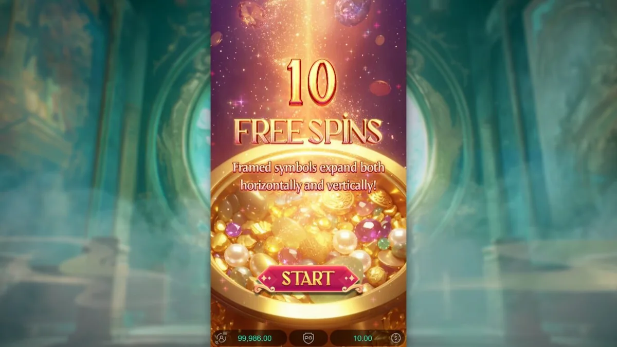 Visual slot Mythical Guardians dengan tema naga dan elemen mitologi Tiongkok